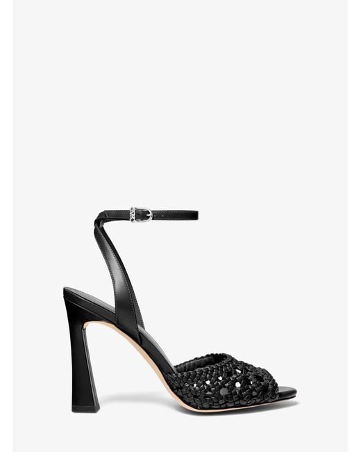MICHAEL Michael Kors White Mk Rosie Woven Sandal