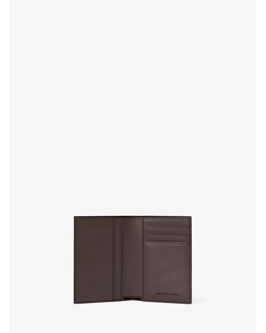 Michael Kors Natural Mk Hudson Signature Logo Folio Card Case for men