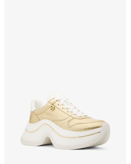 Mk Sneaker Arla di MICHAEL Michael Kors in Natural