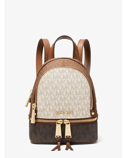 MICHAEL Michael Kors Multicolor Rhea Mini Color-block Logo Backpack