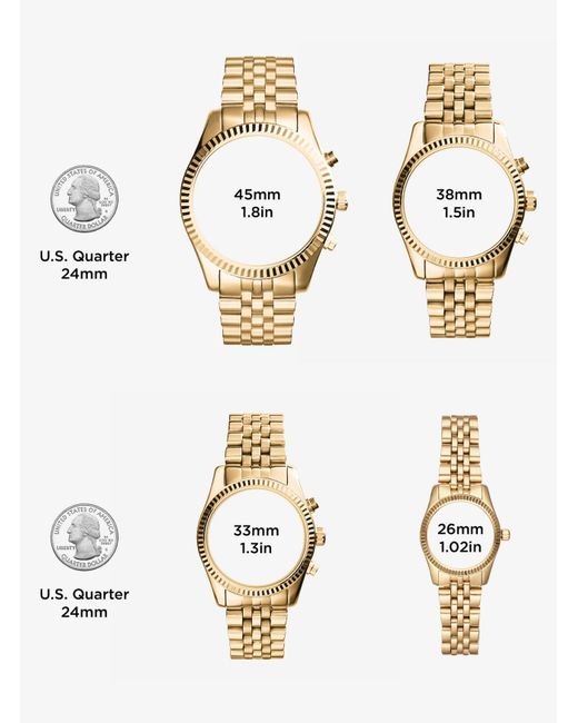 Michael Kors Petite Lexington Silver 