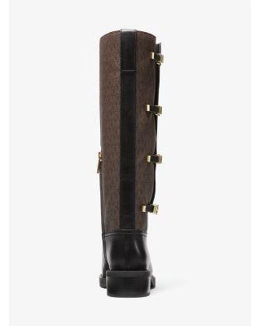 Mkbota Darrington De Piel Con Logotipo MICHAEL Michael Kors de color Black