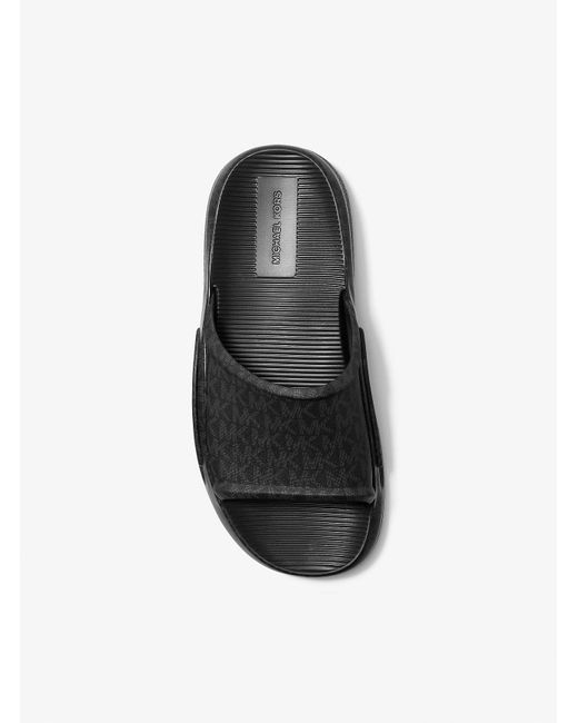 Mk Sandalo Slide Griffin Con Logo di Michael Kors in Black da Uomo