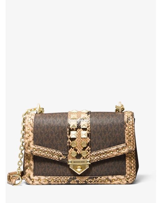 michael michael kors soho quilted leather bolsa charm
