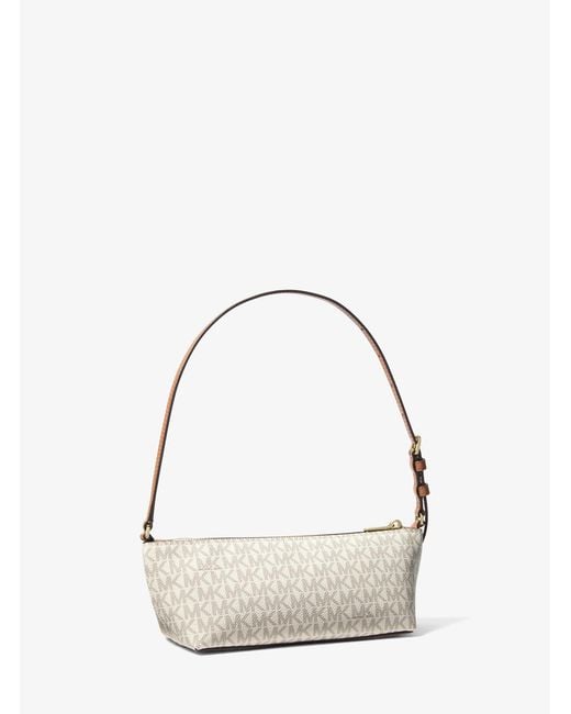 MICHAEL Michael Kors Natural Mk Laila Small Signature Logo Pochette