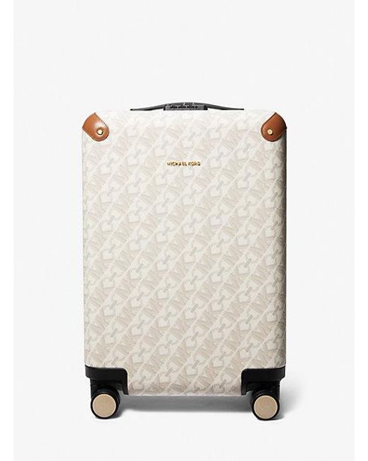Michael Kors Natural Mk Empire Signature Logo Suitcase