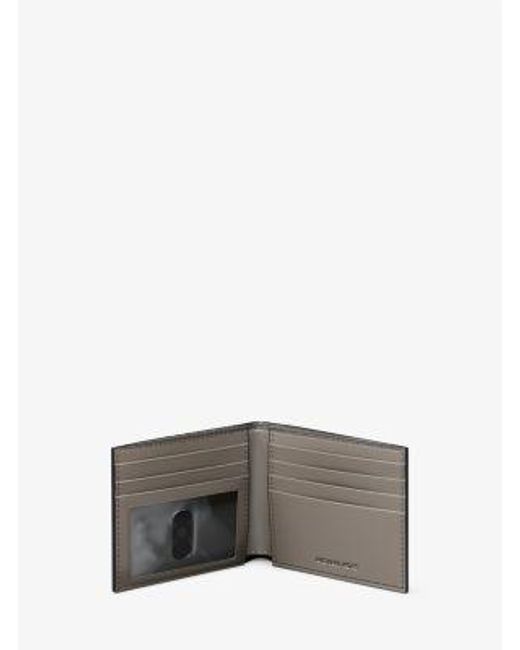 Michael Kors Gray Hudson Billfold With Id for men