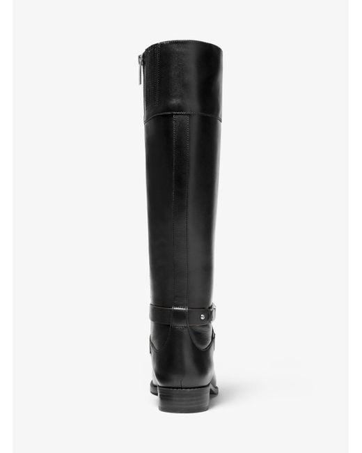 michael michael kors kincaid leather ankle boot
