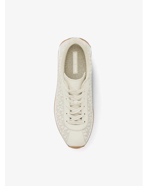 MICHAEL Michael Kors White Mk Rhodes Signature Logo Trainer for men