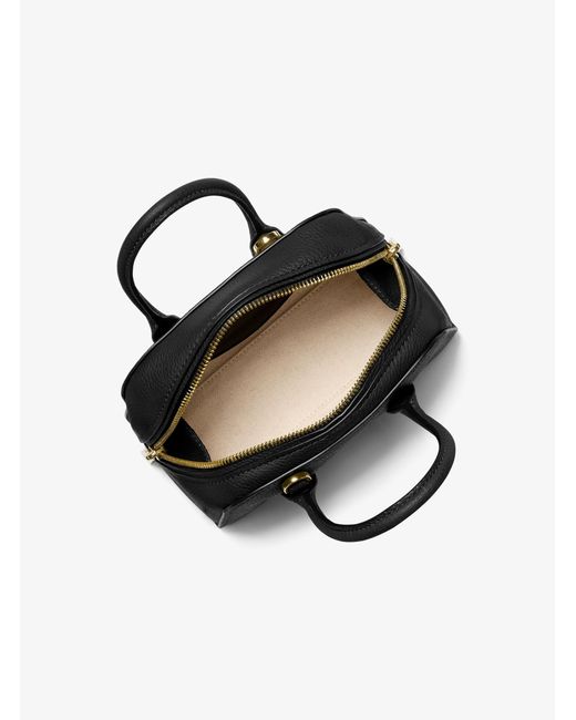 MICHAEL Michael Kors Black Mk Ashton Extra-Small Pebbled Leather Crossbody Bag