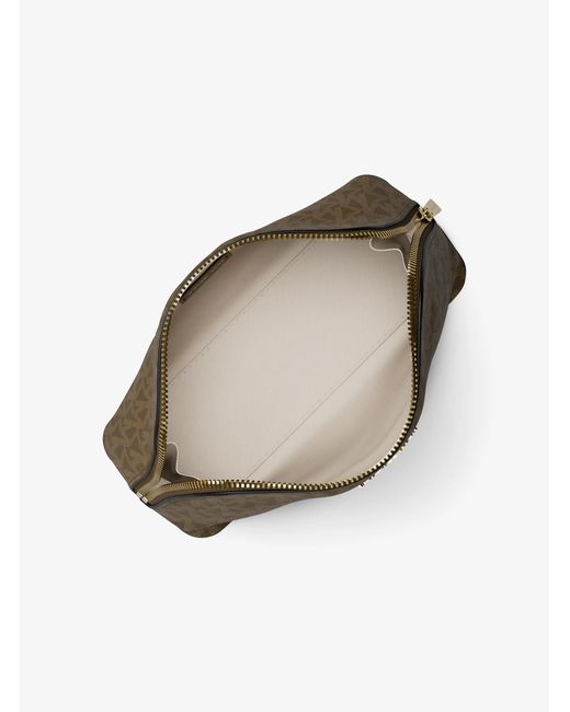 MICHAEL Michael Kors Green Mk Jet Set Small Signature Logo Travel Kit