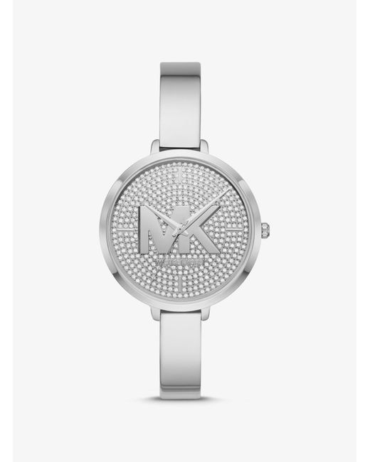 Michael Kors Charley Pavé Silver-tone 