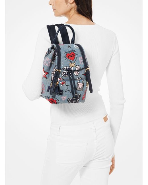 Michael Kors Beacon Small Embroidered 