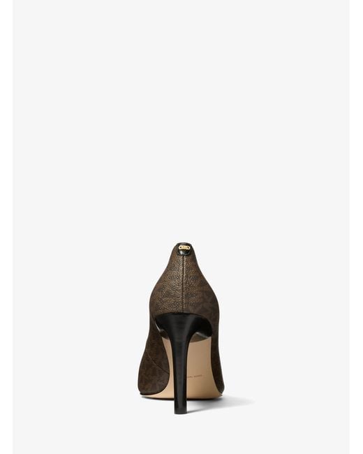 MICHAEL Michael Kors White Mk Kasia Signature Logo Pump