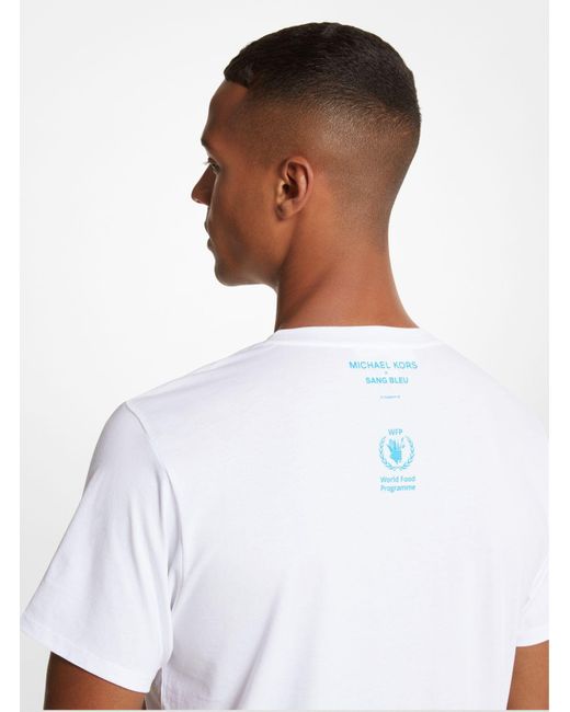 Michael Kors White Unisx Watch Hunger Stop T-Shirt