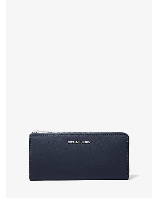 Jet set top saffiano leather wallet