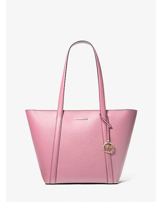 Michael Kors Pink Pratt Large Tote Bag