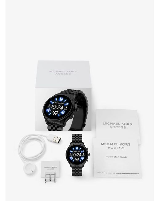 black michael kors smartwatch
