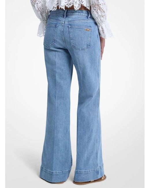 MICHAEL Michael Kors Blue Mk Violette Stretch Denim Jeans