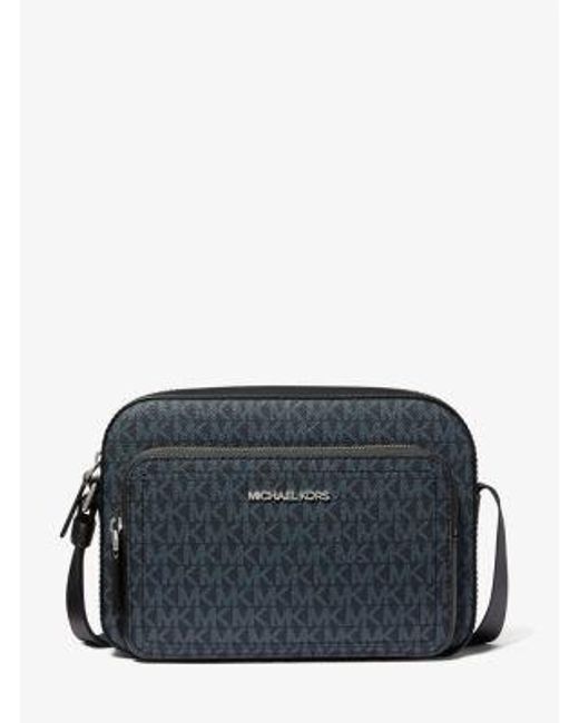 Michael Kors Black Cooper Signature Logo Utility Crossbody Bag for men