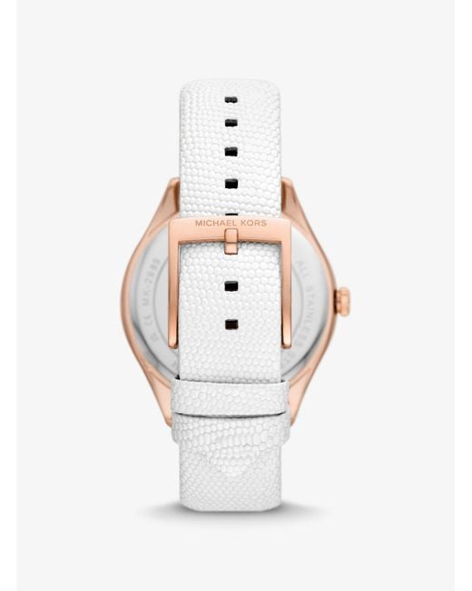 Michael Kors Damen Analog Quarz Uhr mit Leder Armband MK2740  Michael Kors  Amazonde Fashion