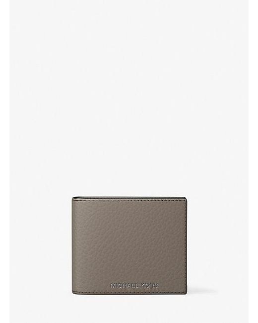 Michael Kors Gray Hudson Billfold With Id for men