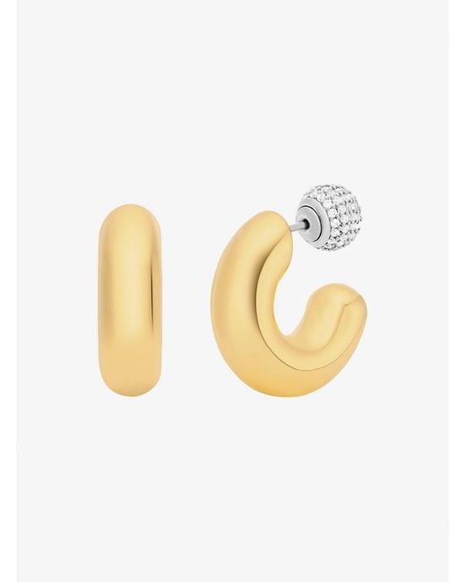 Mk Orecchini A Cerchio 2 di Michael Kors in White