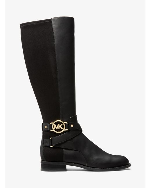 MICHAEL Michael Kors Black Mk Rory Riding Boot