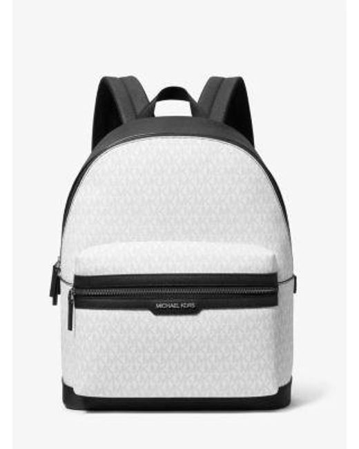 Michael Kors Black Cooper Signature Logo Backpack for men