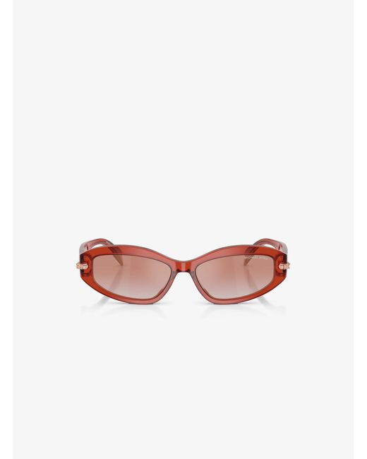 Michael Kors Pink Oval Sunglasses
