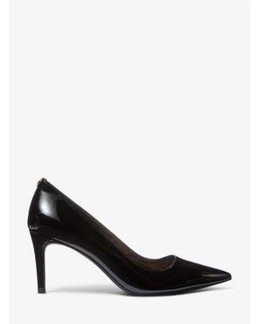 Michael Kors Black Alina Flex Patent Pump