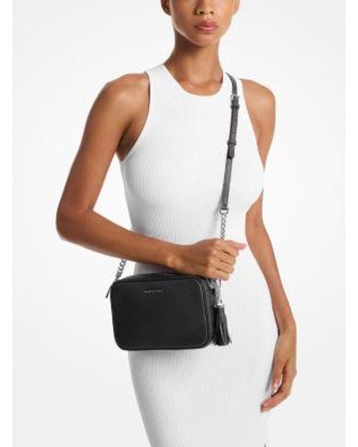 Borsa a tracolla Ginny in pelle di MICHAEL Michael Kors in Black