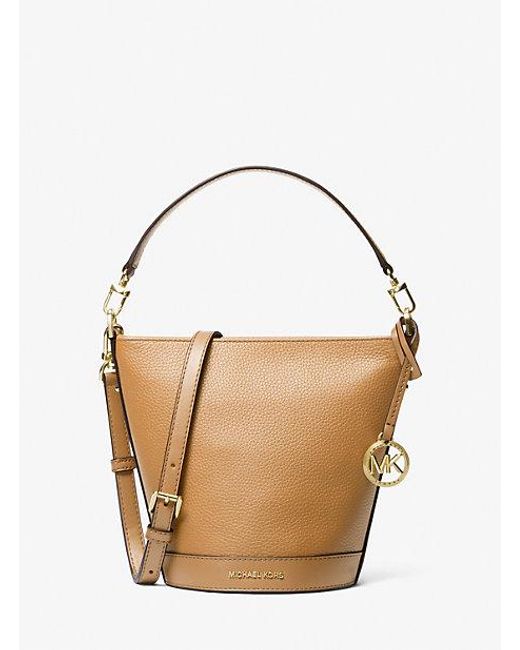 MICHAEL Michael Kors Brown Townsend Small Pebbled Leather Crossbody Bag