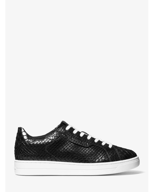 michael kors keating leather sneaker