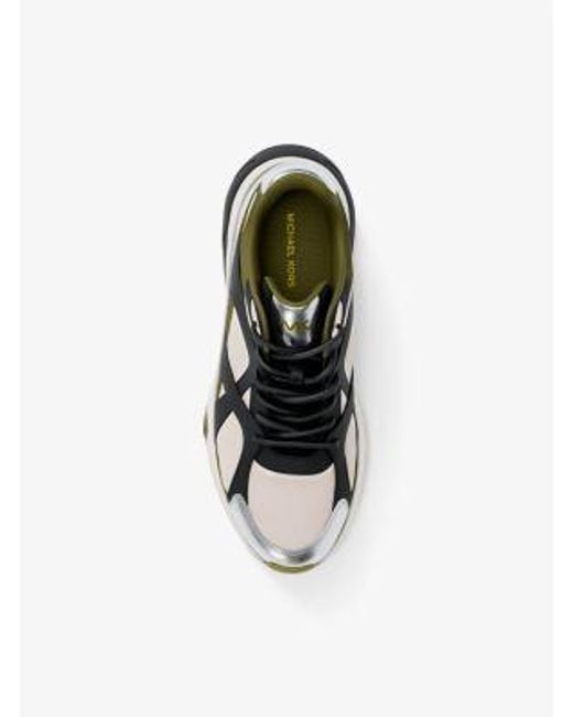 Mk Sneaker Leo di Michael Kors in White da Uomo