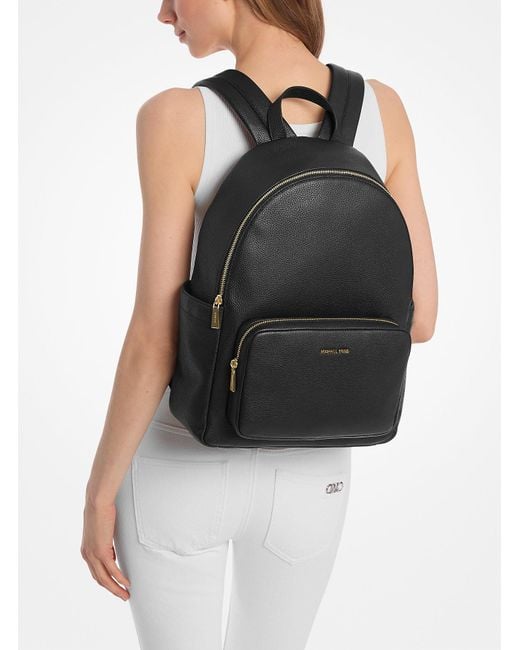 Mk Grand Sac À Dos Tanner En Cuir Grainé MICHAEL Michael Kors en coloris Black