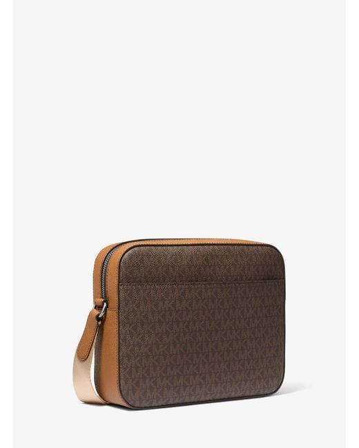 Michael Kors Brown Jet Set Signature Logo Crossbody Bag for men