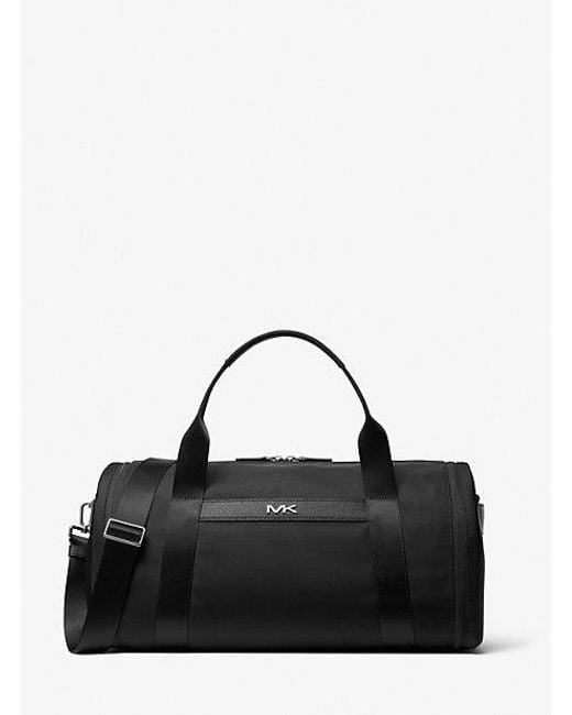 Michael Kors Black Lautner Nylon Duffel Bag for men