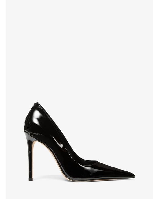 MICHAEL Michael Kors Black Elyse Patent Leather Pump
