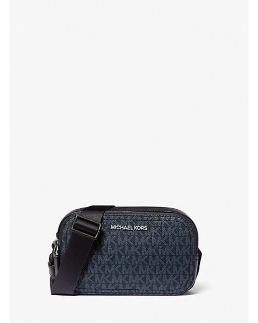 Michael Kors Blue Cooper Signature Logo Camera Bag for men