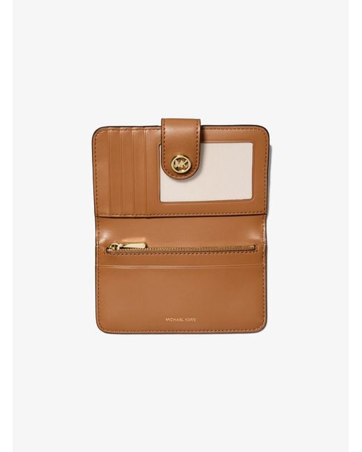 MICHAEL Michael Kors Natural Mk Pop Charm Medium Signature Logo Wallet