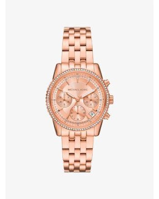 Mkreloj Bryant Mini En Tono Con Incrustaciones Michael Kors de color Multicolor