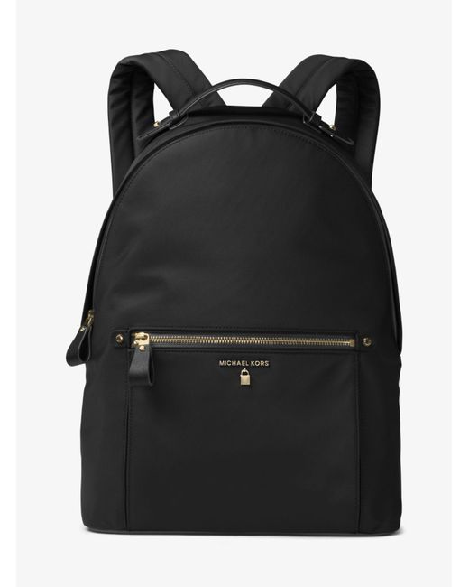 Michael Kors Black Kelsey Nylon Backpack