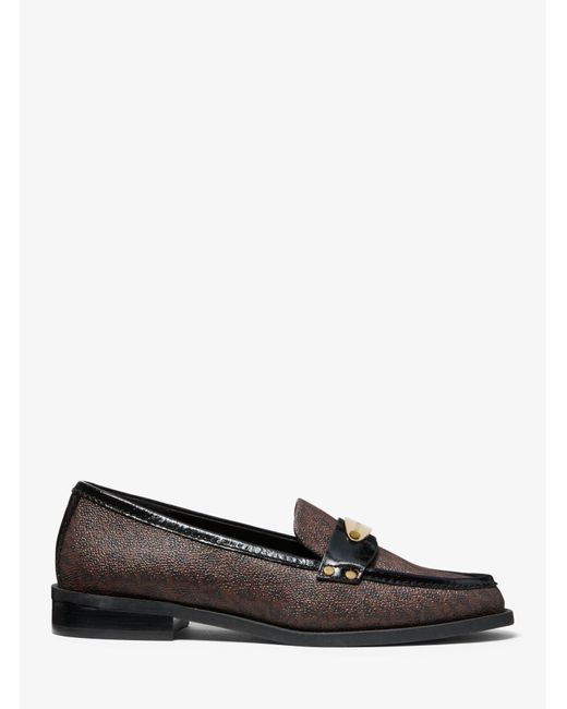 michael michael kors finley perforated casual loafers