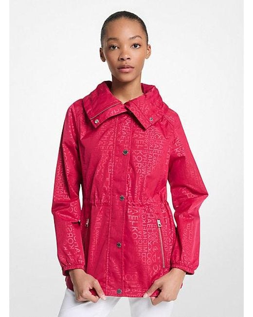 Michael Kors Red Logo Anorak
