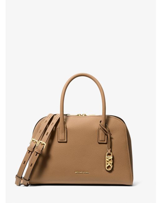 Mk Borsa A Mano Ashton Media di MICHAEL Michael Kors in Natural