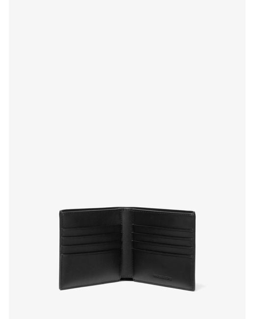Michael Kors White Mk Signature Logo Wallet And Belt Gift Set for men