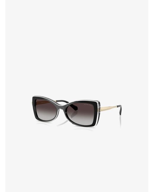 Michael Kors White Mk Malaga Sunglasses