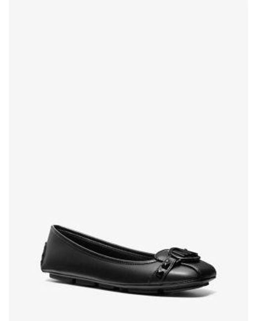 Michael Kors Black Fulton Studded Moccasin
