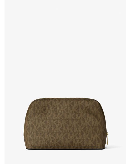 MICHAEL Michael Kors Green Mk Jet Set Small Signature Logo Travel Kit